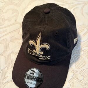New Era Black Saints Adjustable Cap